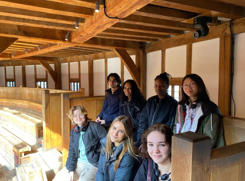 A Level English students enjoy fascinating visits to the British Library, Strawberry Hill House and Shakespeare's Globe 
