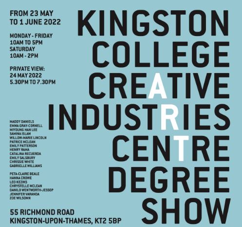 FdA and BA Art & Design Degree Show - All Welcome