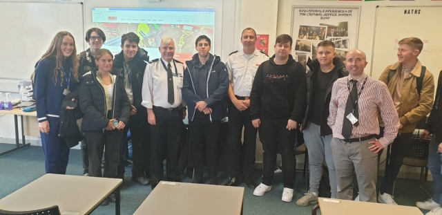 London Fire Brigade meet with Public/Protective Services Students